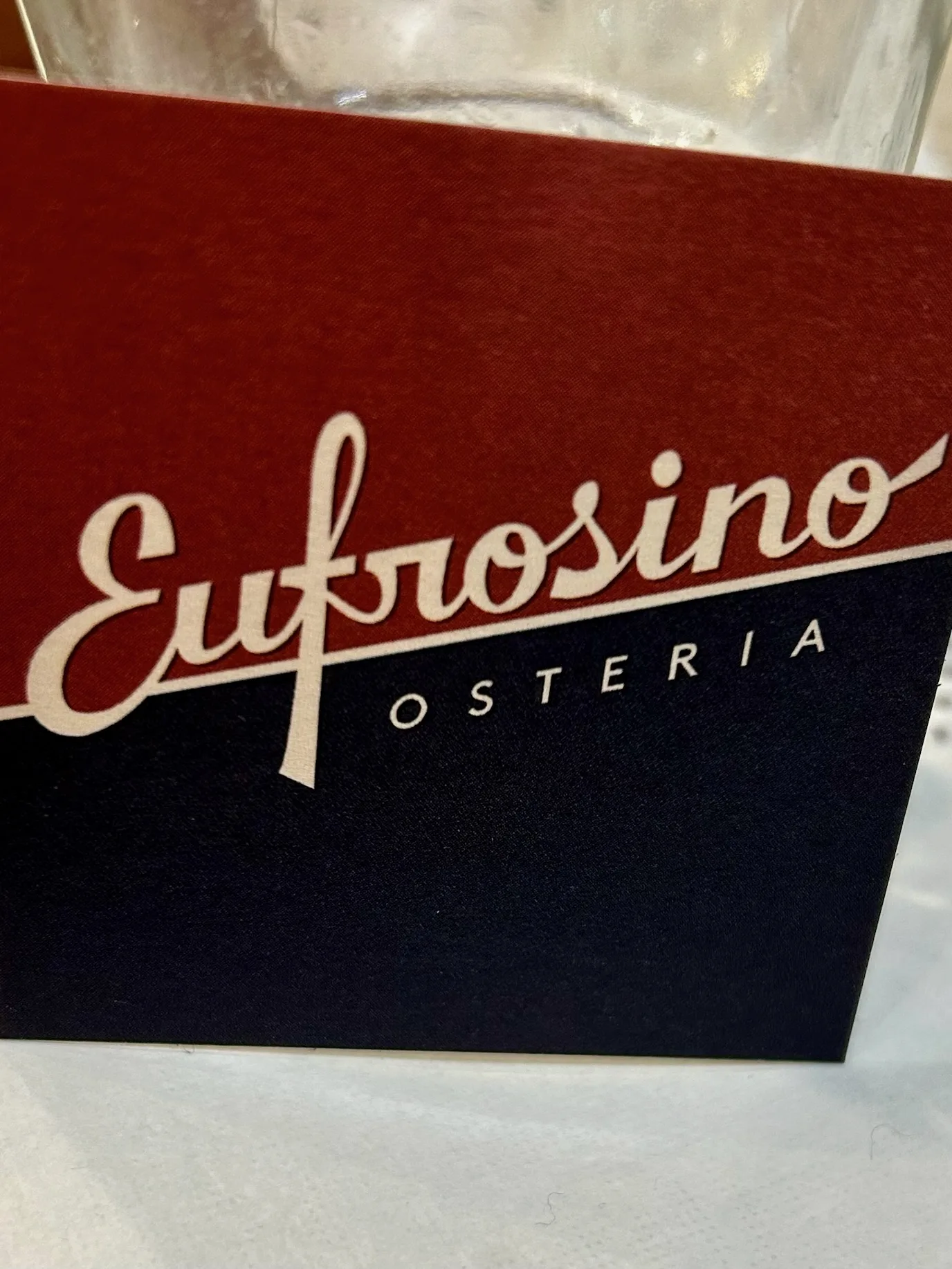 Eufrosino osteria Roma 