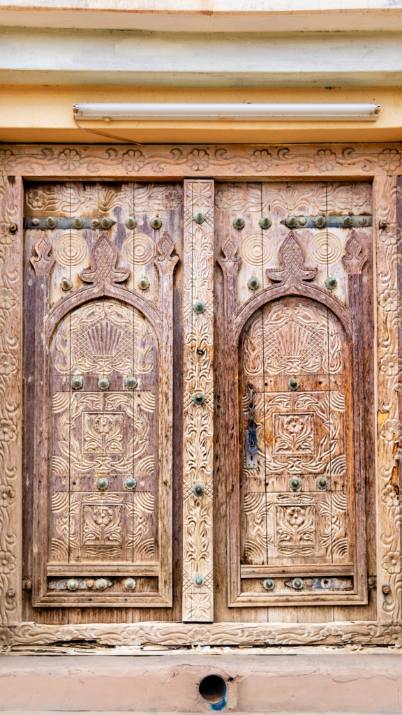 Volet maison traditionnelle Oman