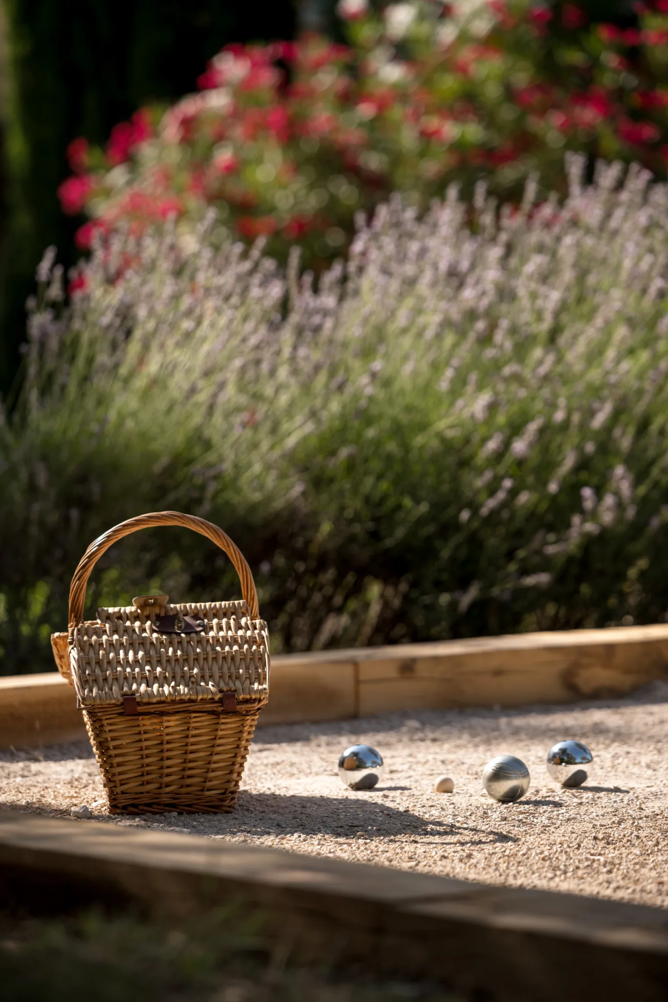 Jeu de boule, Provence, Lavandes