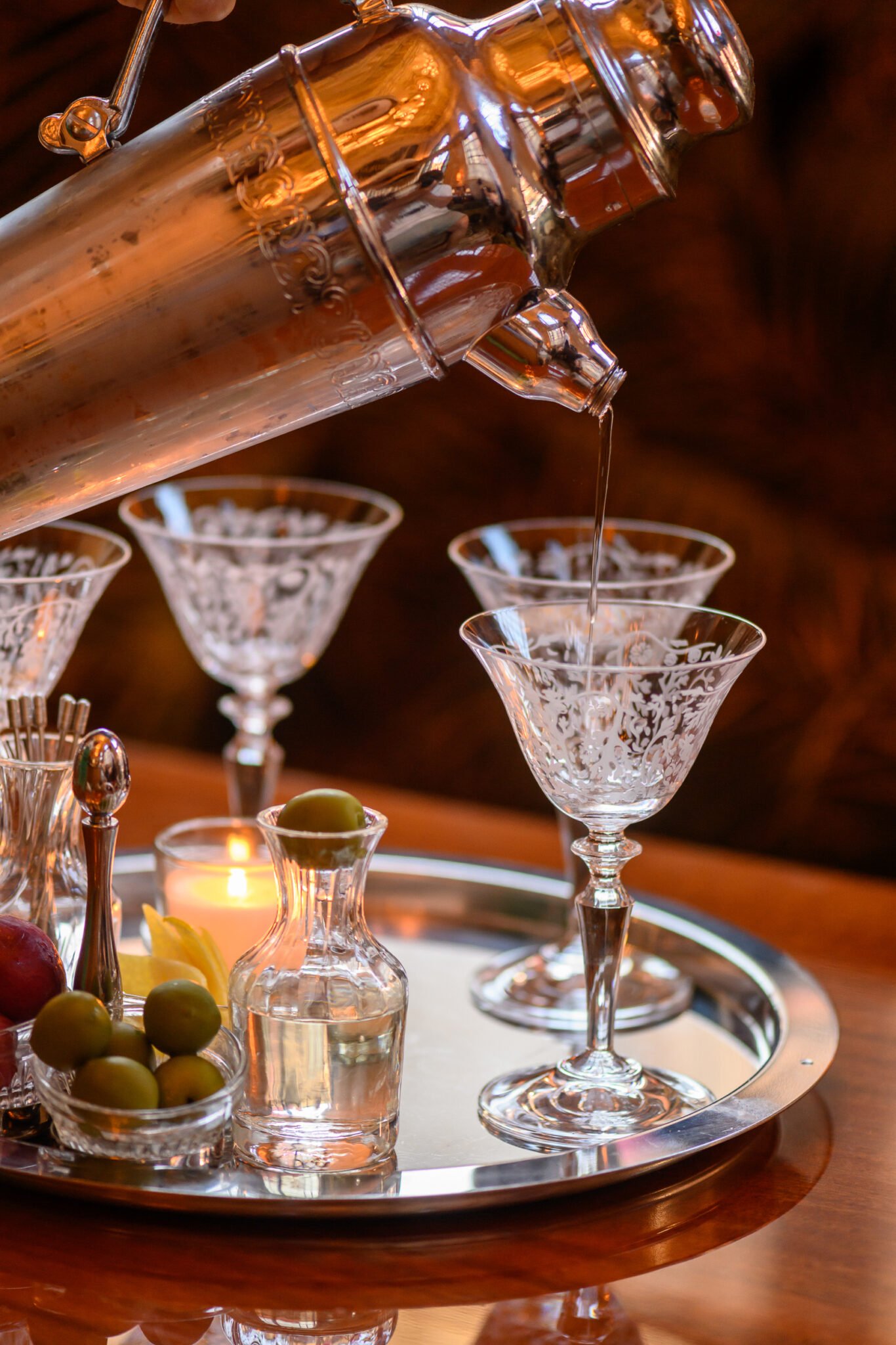 Experimantal cocktails at nine orchard NY